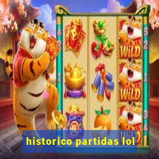 historico partidas lol